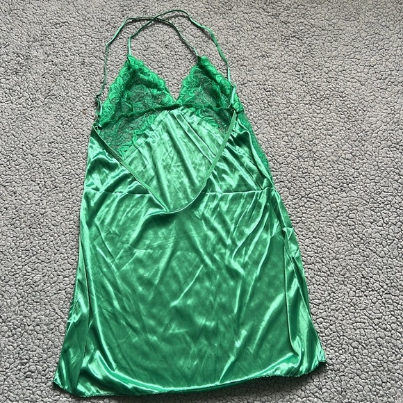 Beaufover Women Sleeveless Lingerie Nightwear Deep V Neck Lace Sleepwear - Picture 5 of 7